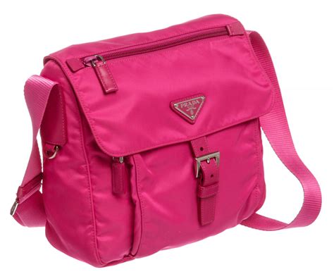 pink Prada crossbody bag